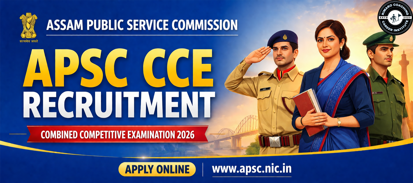 APSC Combined Competitive Examination 2026:Complete Details