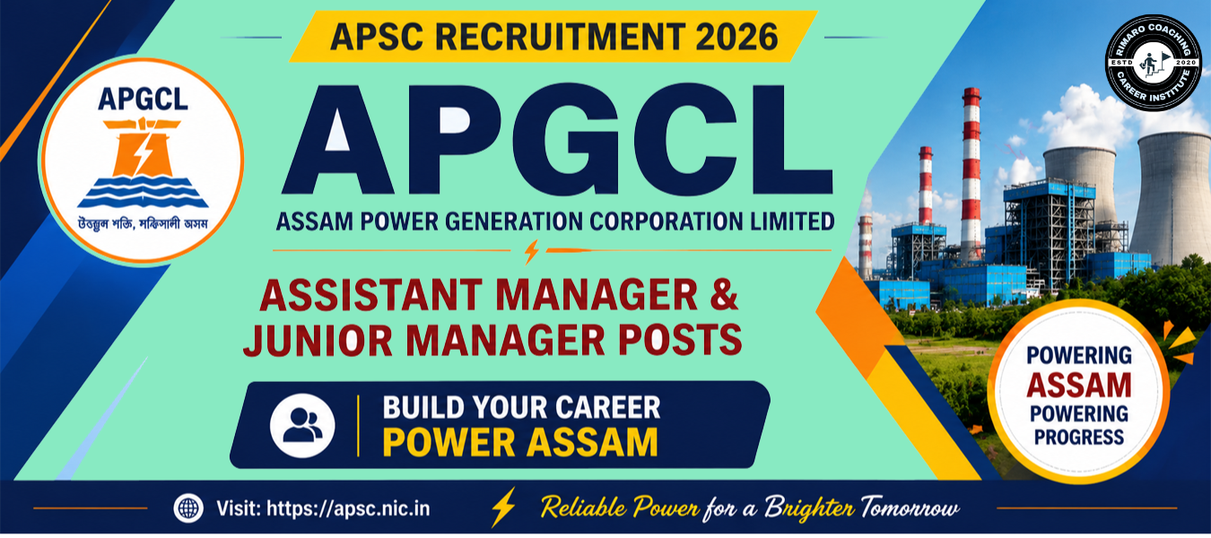 APGCL Recruitment 2026: APSC Announces 66 Assistant Manager & Junior Manager Vacancies